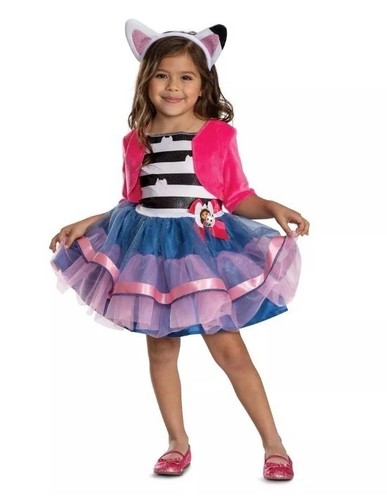 Kindergröße Gabbys Puppenhaus Tutu Kostüm Kleid Größe 4-6x Halloween Cosplay
