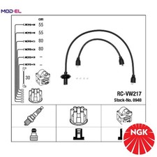 IGNITION CABLE KIT 0948 FOR VW ESCARABAJO/Convertible FUSCA CAROCHA BEETLE 1.6L