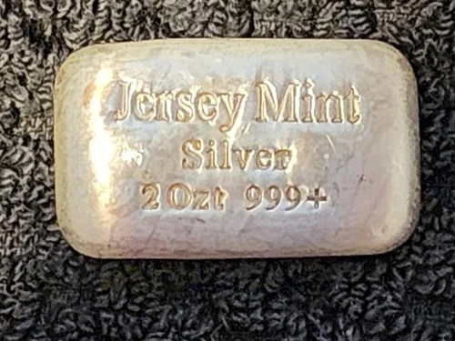 Not Scrap, 2 Oz Silver Bullion Franklin Half Dollar Rounds Bar Pure .9999