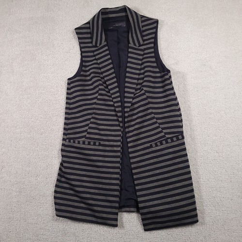 The Limited Long Line Blazer Vest Sleeveless Open Front Duster Women's Small - Picture 2 of 14
