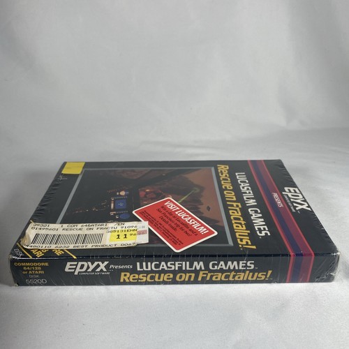 Rescue on Fractalus Epyx Commodore 64/128 o Atari - Lucasfilm nuovo sigillato - Foto 9 di 9