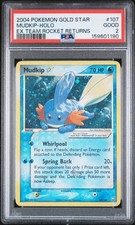 Pokemon 2004 Mudkip Gold Star 107/109 Holo EX Team Rocket Returns PSA 2 on eBay