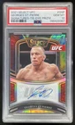 2021 Select UFC Tie Dye Prizms #SG-GSP Georges St-Pierre Auto /25 PSA 10