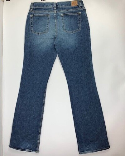 OLD NAVY Jeans Womens Size 10Long Stretch Boot Cut Just Below Waist Lt Med Wash - Picture 2 of 9