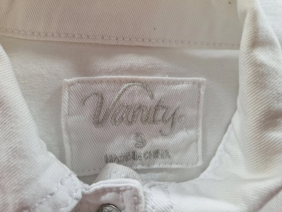 Chaqueta Vanity para mujer talla S blanca Demin Foto 3 de 4