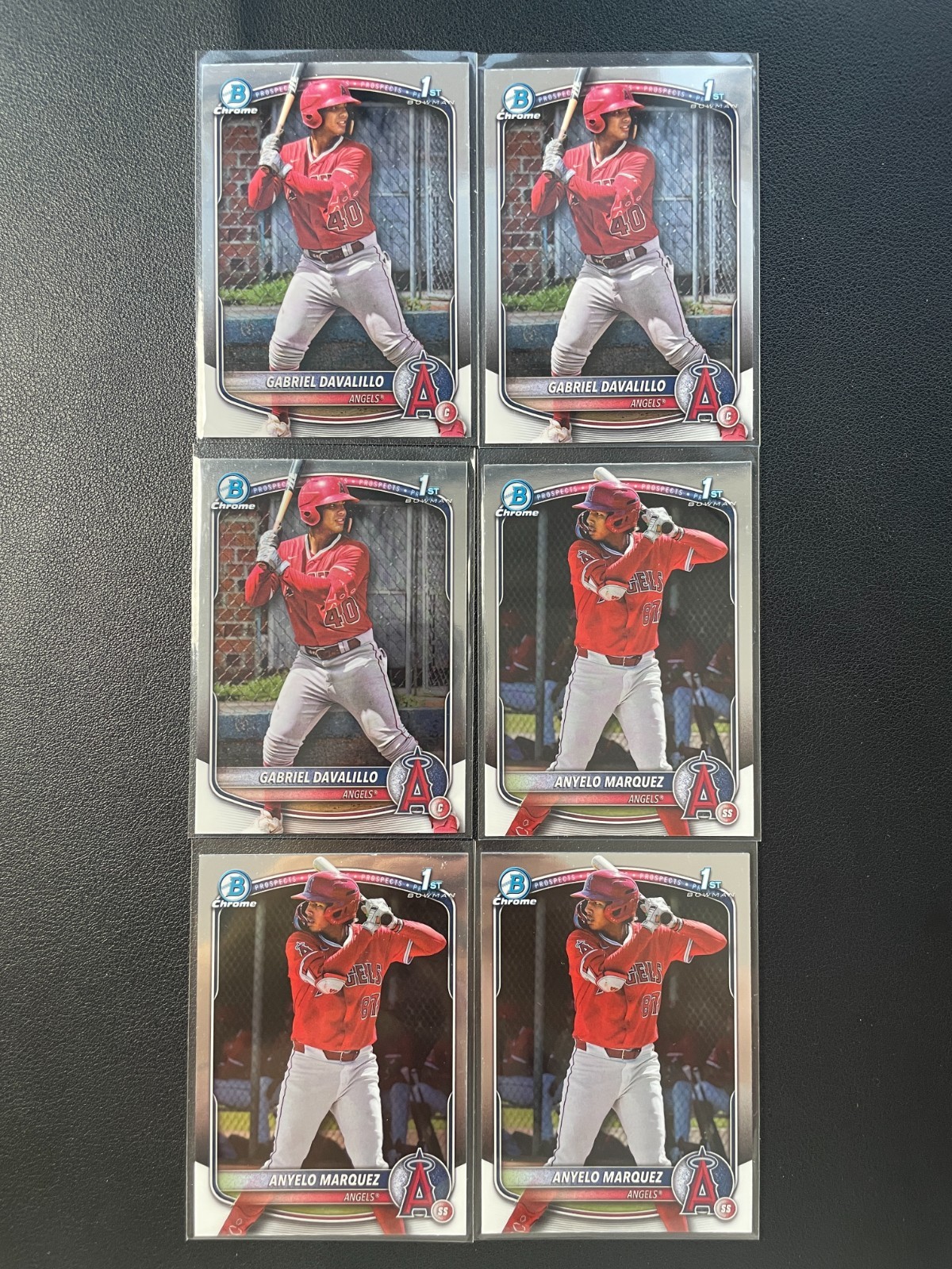 2025 Bowman Chrome Gabriel Davalillo 1st Prospect Chrome Base Lot6 BJJH