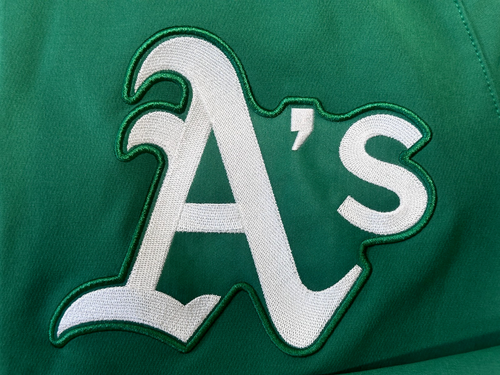 MLB Oakland Athletic A's Nike Hoodie Jacket Men's SZ: L Green - Used - Picture 6 of 12