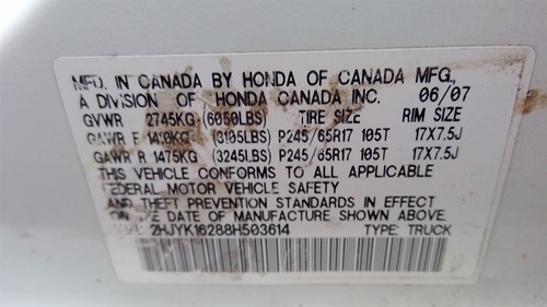 Alternator Fits 06-09 MDX 6708348 - Picture 11 of 11