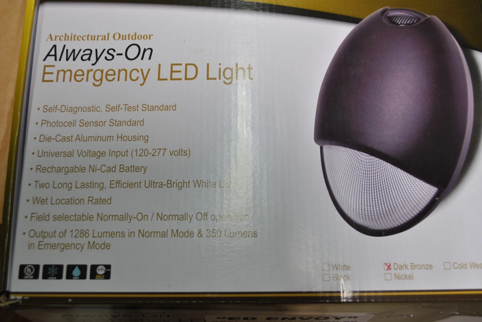 Decorative Outdoor LED AC/Emergency