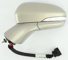 18 - 20 Ford Fusion Heated Driver Side View Mirror Turn Signal White Gold
