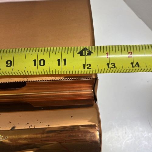Vintage 50er Kupfer & Rosa Beautyware Papierhandtuch Wachspapierspender Küche - Bild 11 von 18