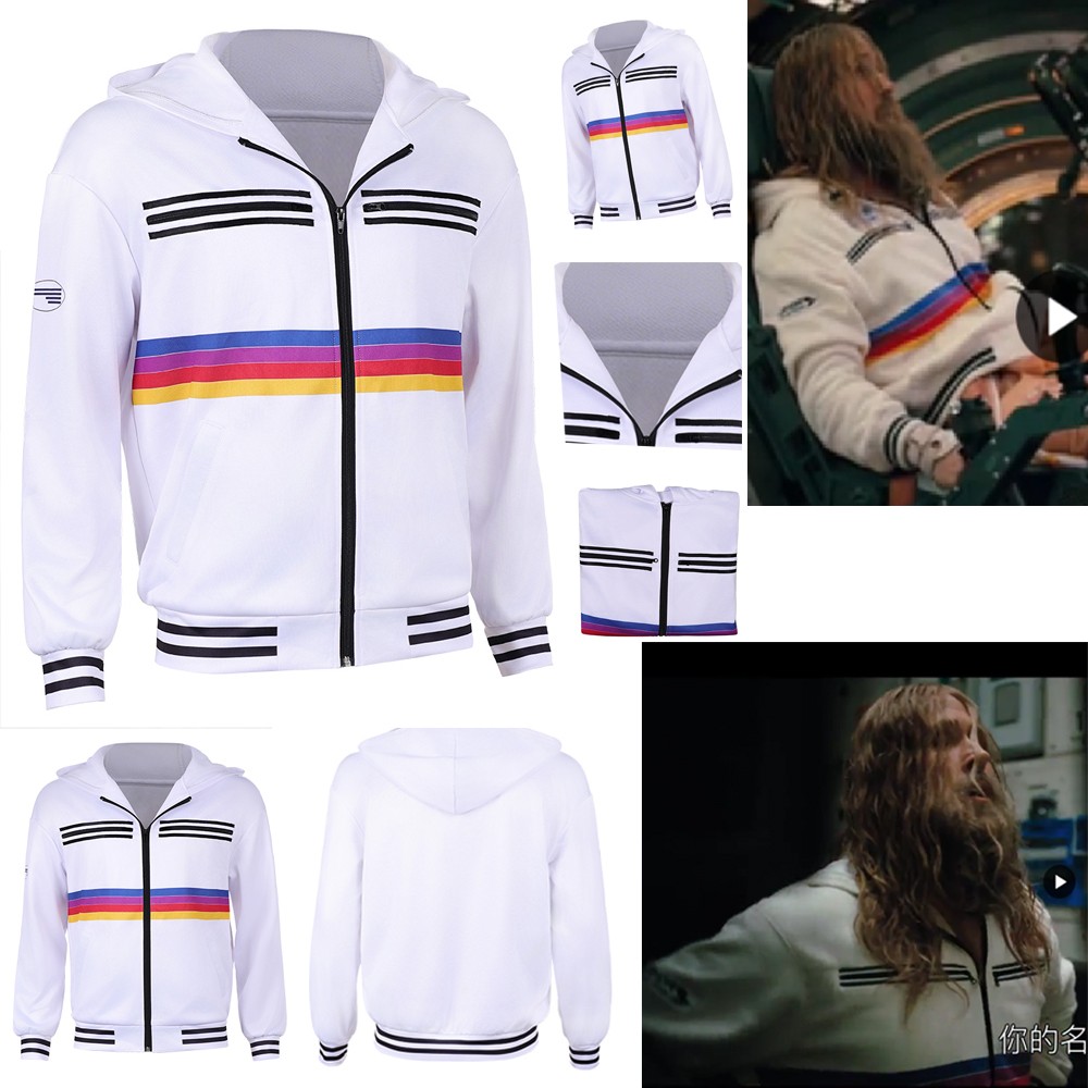 Project Hail Mary (2026) Ryland Grace Cosplay Piloto Chaqueta Abrigo Sudadera con Capucha Bombardero