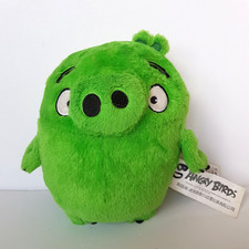 Angry Birds GREEN PIG 2019 Rovio Stuffed Animal Bird Gaming Plush Soft Toy Green