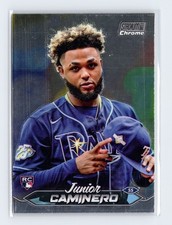 Junior Caminero Tampa Bay Rays 2024 Stadium Club #223 Chrome