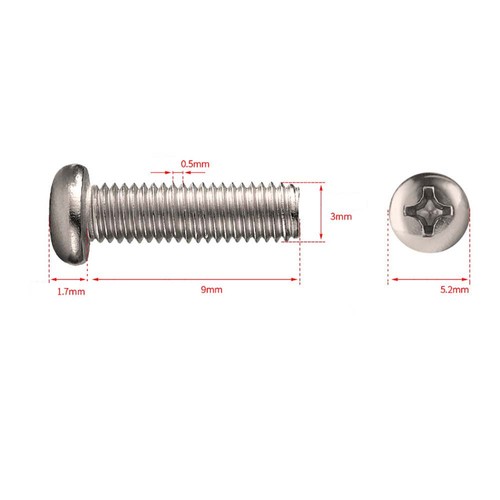 M1 - M6 DIN 7985 Nickel Plating Linsenkopfschrauben Machine Screw Kreuzschlitz - Picture 57 of 100