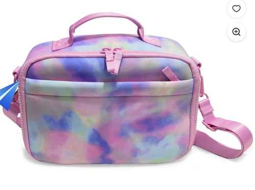 Reusable Neoprene Insulated Zippered Tie Dye Lunch Bag With Strap….. - Picture 9 of 12