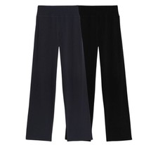 M&S Straight Jogger Goodmove Ladies Satin Side Stripe Cotton Rich Pants Bottoms