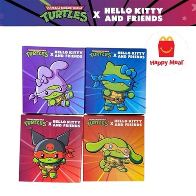 COMBO SET Mcdonalds Teenage Mutant Ninja Turtles x Hello