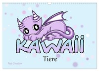 "Calendar 2027 · US Version · Cute Kawaii Animals (Wall Calendar 2027 17\" × 12\" L"