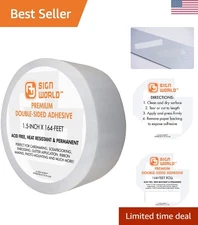 1 1/2-Inch Ultra-Thin Double-Sided Tape - 164 Feet of  Craft Adhesive