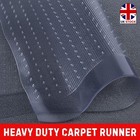 Heavy Duty Clear Vinyl Carpet Protector Non Slip Plastic Floor Mat Home & Office