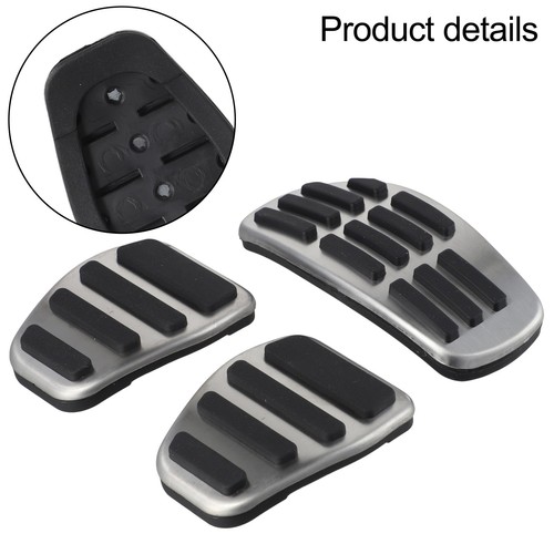 Car Pedal Cover Kit Accelerator Pedal Cover Clutch Pedal Cover Fitment - Picture 7 of 12
