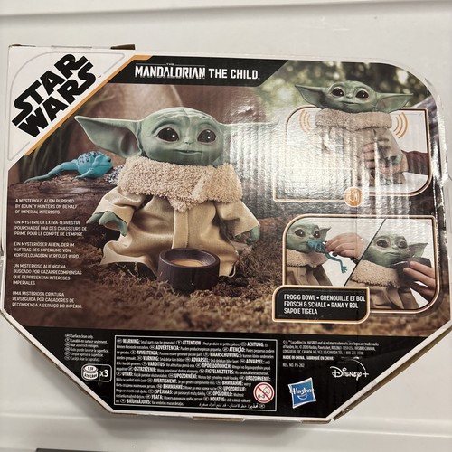 HASBRO STAR WARS MANDALORIAN THE CHILD 7" TALKING PLUSH TOY BABY YODA GROGU NEW - Picture 2 of 2