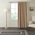 Farmhouse 84"x40" Panel Tan Rod Pocket Sawyer Mill Window Curtains VHC Brands