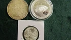 Eastern Caribbean Central Bank 1 oz round + 2 barber halves