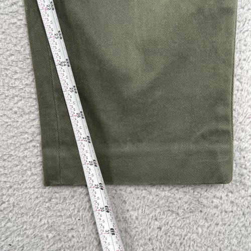 Brooks Brothers Clark Pants Mens 32x30 Green Classic Fit Stretch Casual Chino - Picture 10 of 13