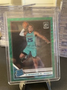 2019-20 Donruss Optic - Rated Rookie PJ Washington Jr. #152 Green Wave Prizm (RC
