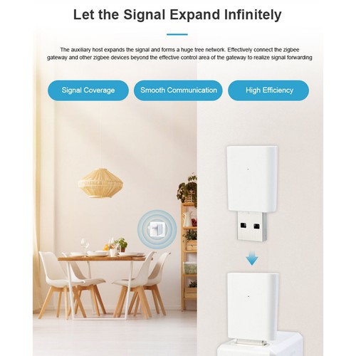 Tuya ZigBee 3.0 Signal Booster Amplifier Repeater Range Extender Smart Home - Afbeelding 6 van 9