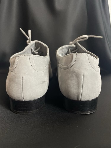 Jil Sander Gr. 38 Schnürschuhe Oxford Grau Leder Minimalistischer Stil - Bild 9 von 18
