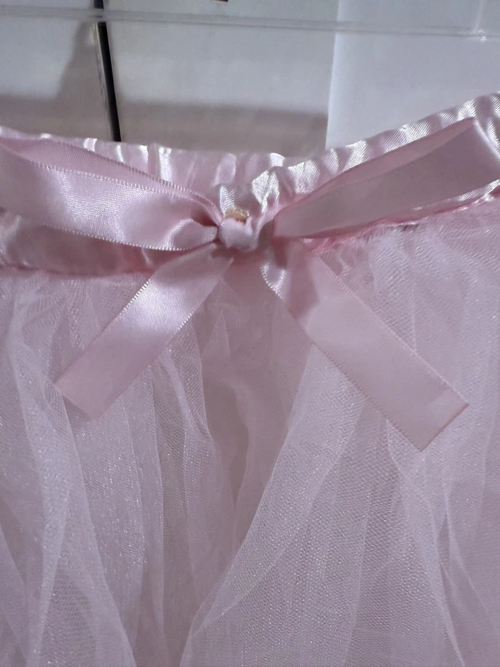 Vibrante Falda de Tul ROSA para Adultos Disfraz de Halloween Talla TALLA ÚNICA   Foto 2 de 4