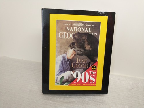 National Geographic Magazine The 90's Jane Goodall 3 Discs Set - Computer CD-Rom - Picture 1 of 6