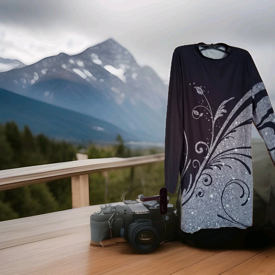 DAMEN KLEID Gr. XL superschönes Muster - Bild 2 von 4