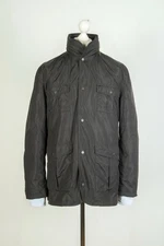 Barbour Greatcoat Foule Black Field Men's Jacket Coat Size XL