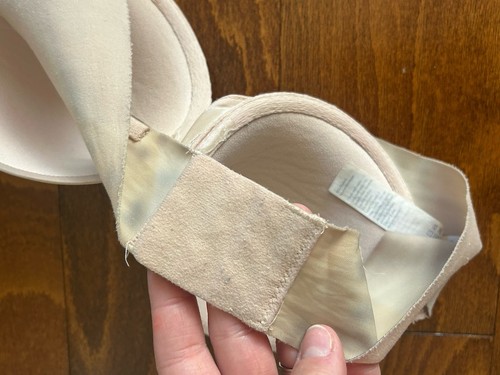 Sujetador con aros sin tirantes SPANX Up For Anything talla 32C beige champán sin correas - Imagen 6 de 6