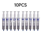 10PCS HY510 Grey Thermal Conductive Grease Paste For GPU CPU Chipset Cooling 30g