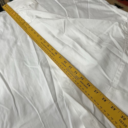 Vintage Gitman Bros White French Cuff Tuxedo Shirt 16.5 34/35 Hidden Placket USA - Picture 14 of 15
