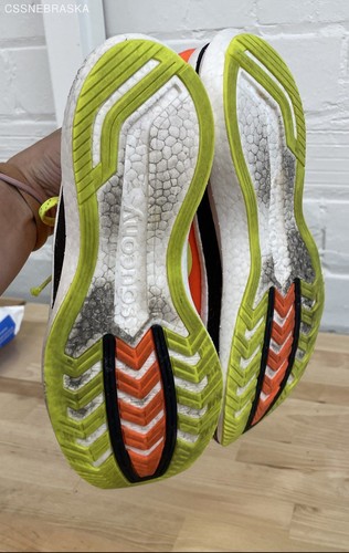 Saucony Vizi Orange Endorphin Pro Running Shoes - Size 9 - Picture 5 of 8