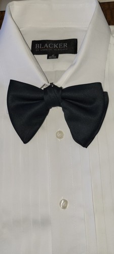 STANLEY BLACKER 17/32-33 TUXEDO SHIRT BARREL CUFFS-PEARL BUTNS-GUSSETS-CLEANED - Picture 7 of 13