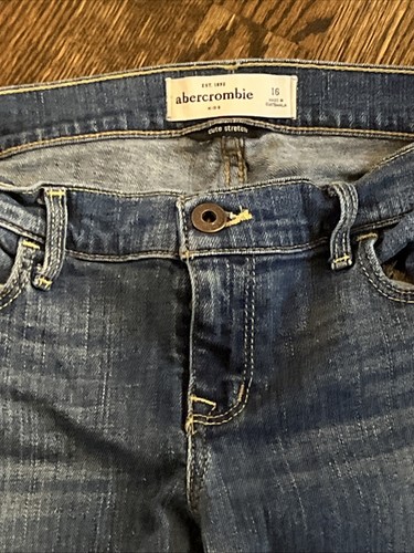 abercrombie kids girls 15/16 Jeans Flare Cute Stretch - Picture 2 of 5