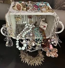 Vintage Costume Jewelry 60 Pieces Many Signed All Wearable Boho