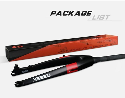 26/27.5/29 Inch Mountain Bike Carbon Fiber Forks MTB Bicycle Tapered Front Fork - Picture 12 of 21