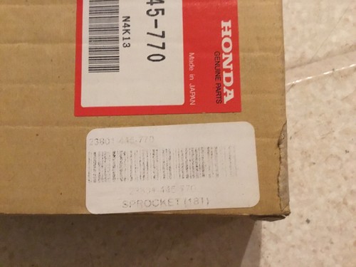 Nos Honda 18T Front Sprocket 23801-445-770 - Picture 5 of 5