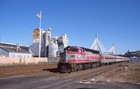 MBTA GP40MC - Number - 1124 w/Train - ORIG - - ra1s1008