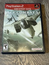 Ace Combat 5: The Unsung War (Sony PlayStation 2, PS2 2004) Greatest Hits TESTED