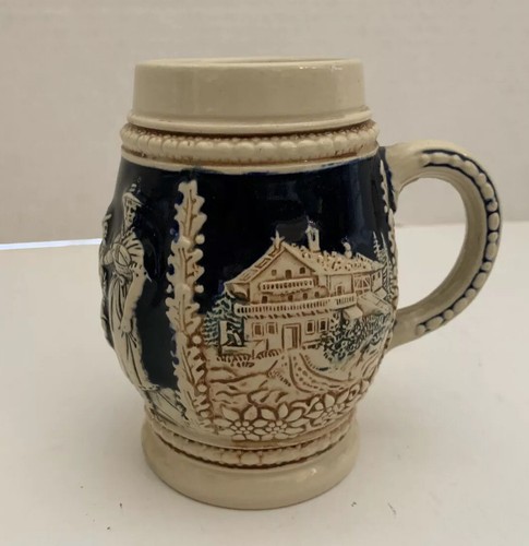 Marzi and Remi Cobalt Blue Beer Stein Mug Germany - Picture 2 of 7