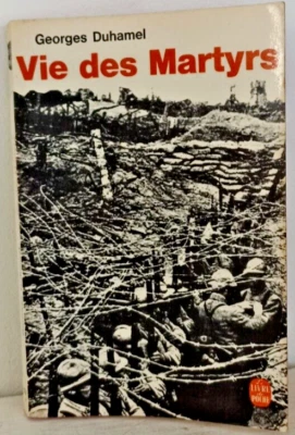 VIE DES MARTYRS 1914-1918 DUHAMEL GEORGES Collection Le Livre De Poche N°1966 - Photo 1/4